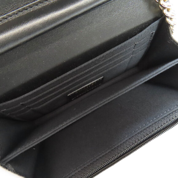 CHANEL Authentic Black Caviar Leather Wallet - Picture 5 of 11